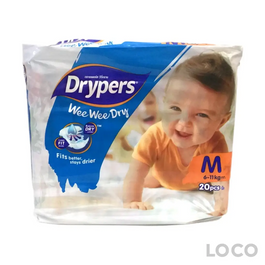 Drypers Wee Wee Dry Regular M20s - Baby Care